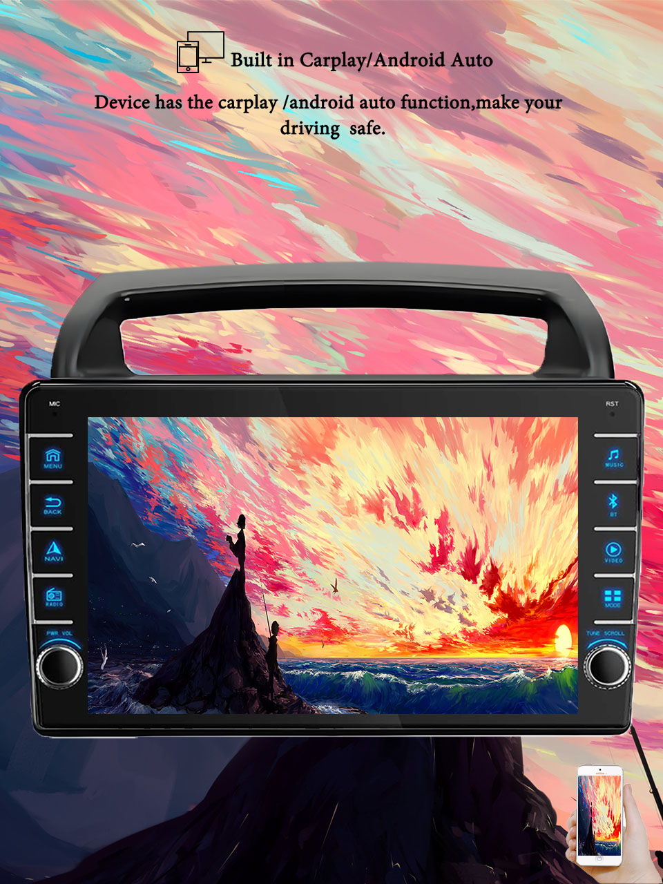 Tablet Danish Mobile & Accessories Photos - 8G+128G Android 14 For Kia Carnival