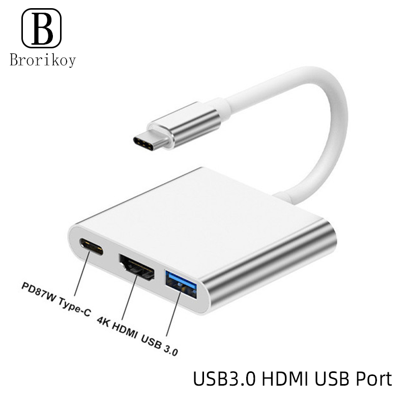 3 in 1 USB Type C Hub to 4K HD - Tablet Accessories Samsung review and price