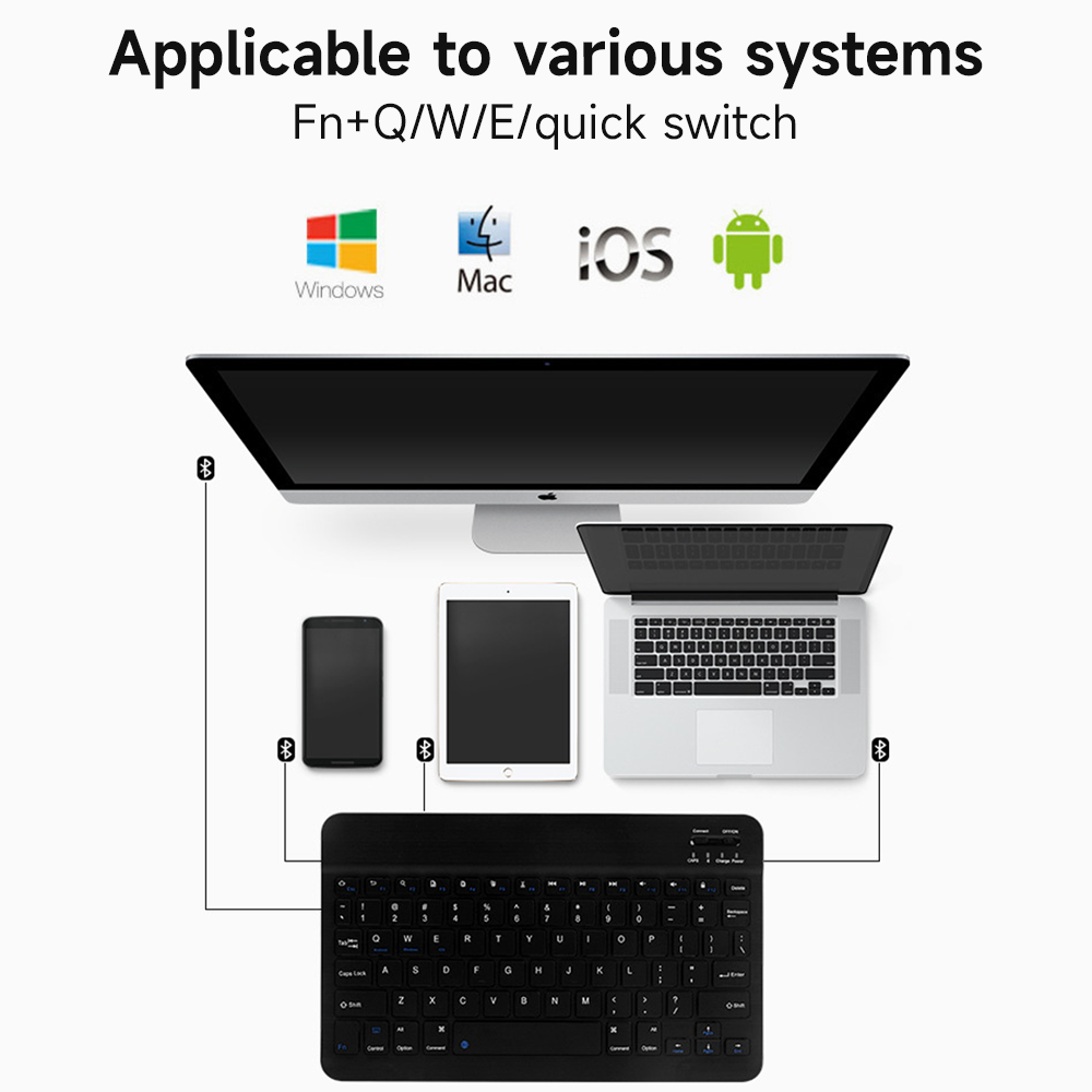 Bluetooth Keyboard for IOS And - Tablet Accessories Samsung review and price