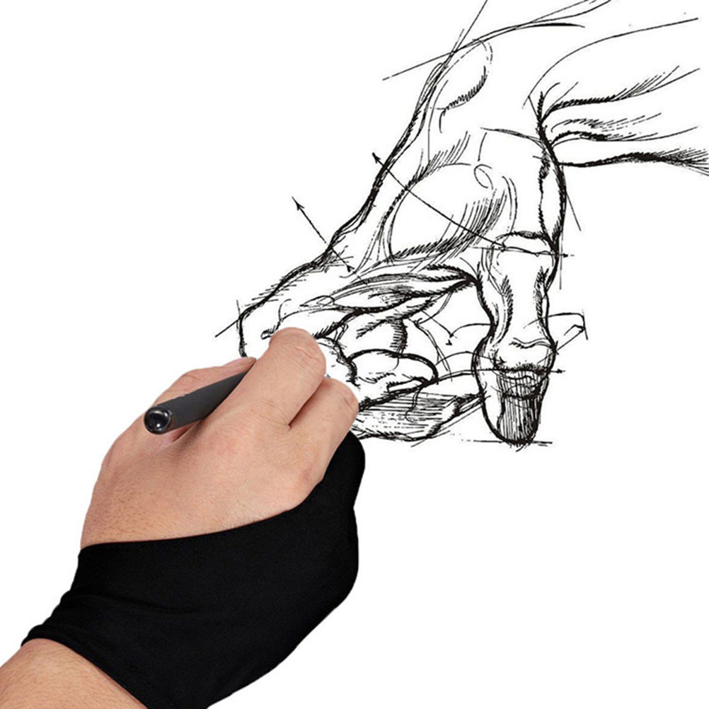 4Pcs Artist Two Finger Gloves  - Drawing Glove Artist review and price