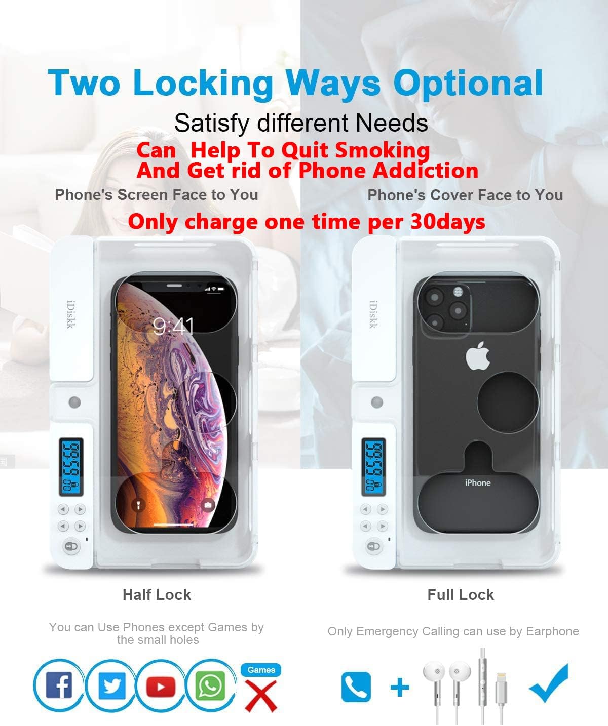 Timer Lock Box for iPad IPhone - Toddler Tablet Accessories review and price