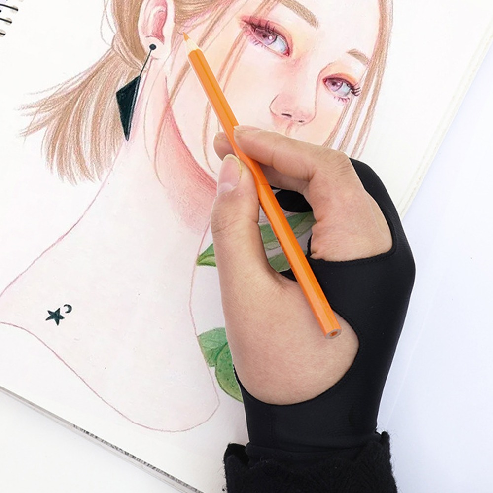 2pcs Durable Two-Finger Design - Drawing Glove Artist review and price