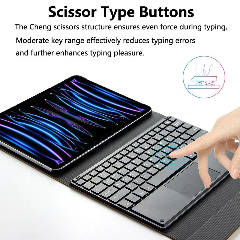 Touch Keyboard Case for Lenovo - Bluetooth Trackpad review and price