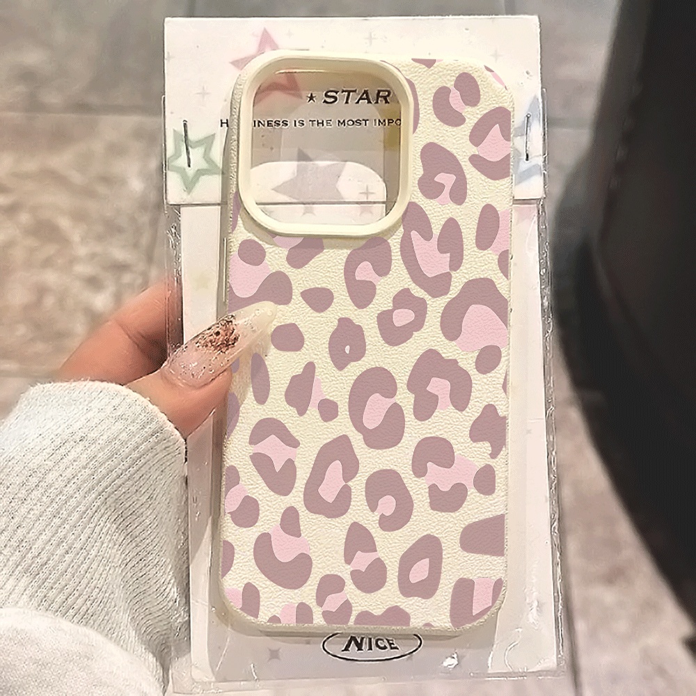 Pale Purple Leopard Print Phon - Apple Iphone 15 review and price