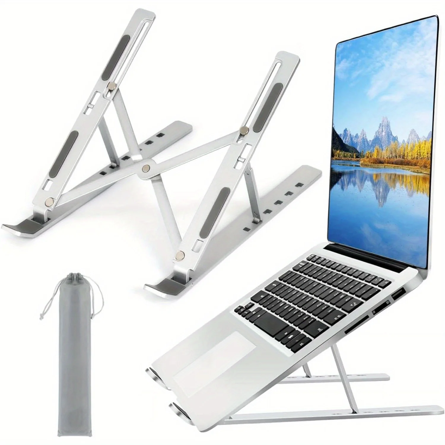 Adjustable Aluminum Laptop Sta - Cooling Stand Tablet review and price