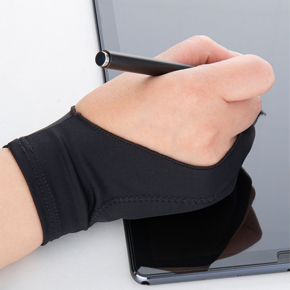 New Anti-touch Two-Finger Anti - Drawing Glove Artist review and price