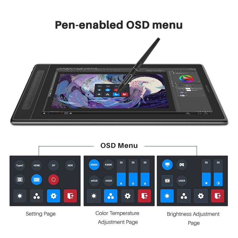 HUION KAMVAS Pro 16 2.5K QHD D - Huion Tablet Accessories review and price