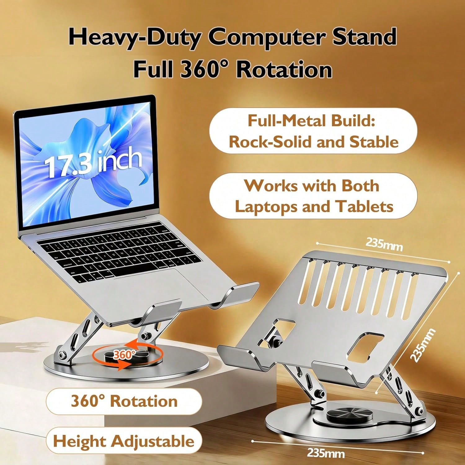 360 Rotating Laptop Stand, Fol - Cooling Stand Tablet review and price