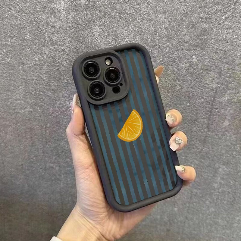 Striped Lemon Slice Pattern Ph - Apple Iphone 15 review and price