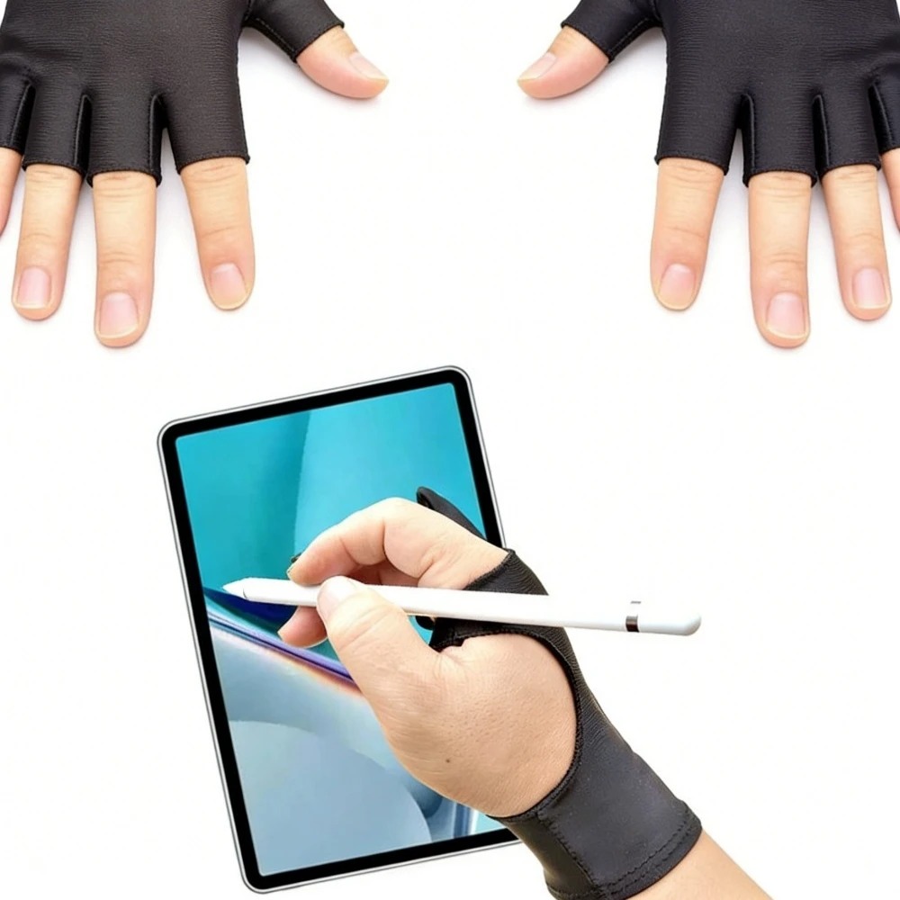 Artist Two-Finger Gloves Anti  - Drawing Glove Artist review and price