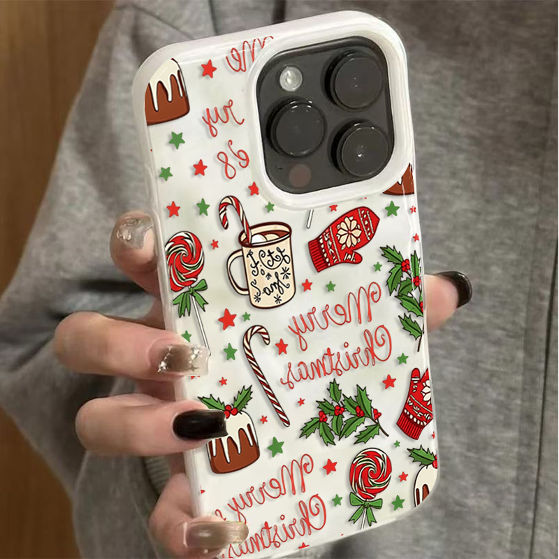 Cute Festive Christmas Pattern - Apple Iphone 15 review and price