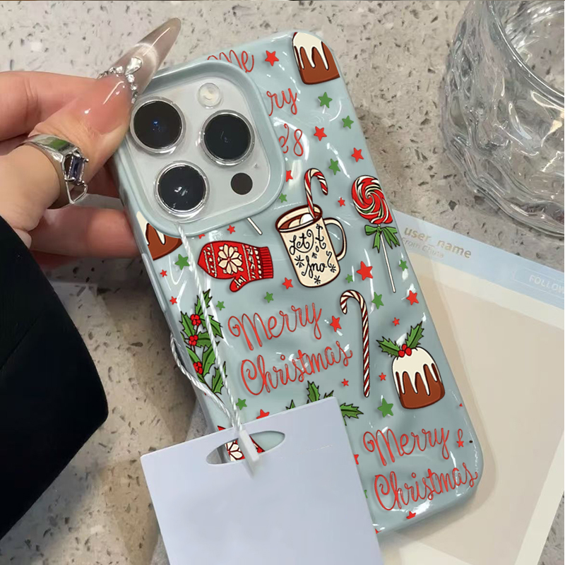 Cute Festive Christmas Pattern - Apple Iphone 15 review and price